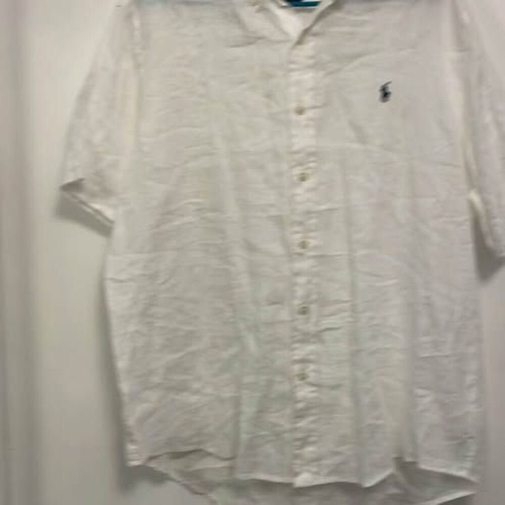 Polo Ralph Lauren Classic Fit Linen Shirt Size Large